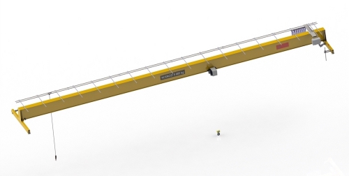Single girder overhead crane - 3D model<br />Single girder overhead crane - 3D model