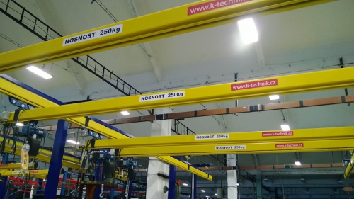 Undeslung overhead cranes