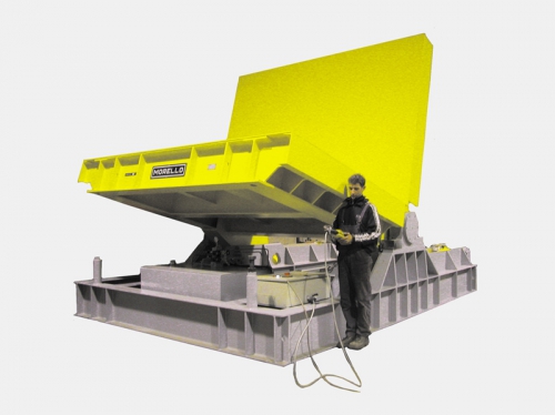 Hydraulic upenders for rectangular loads