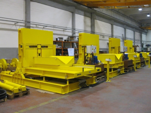 Hydraulic upenders for coils